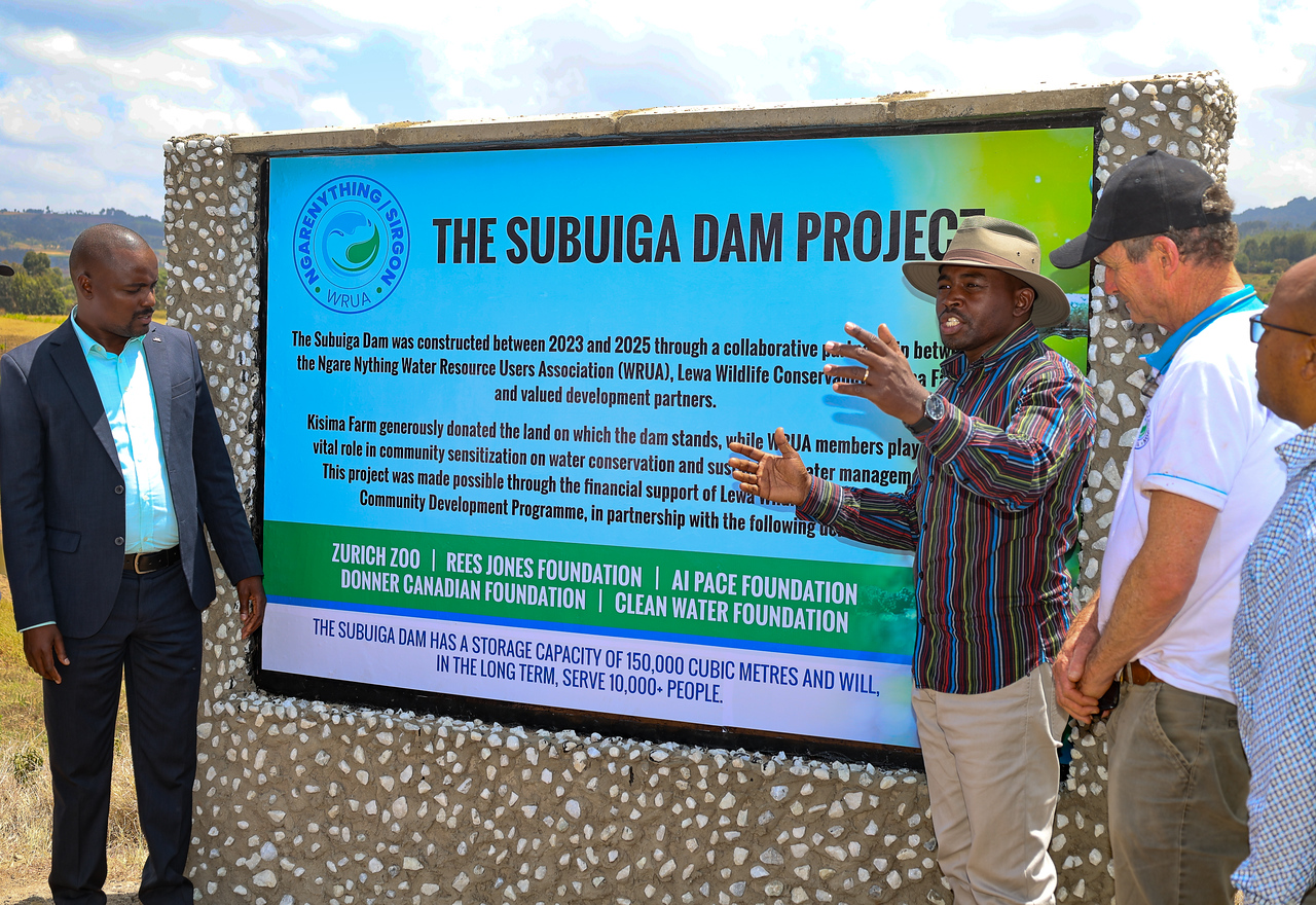 Lewa Empowers Meru Communities with the Launch of Subuiga Dam